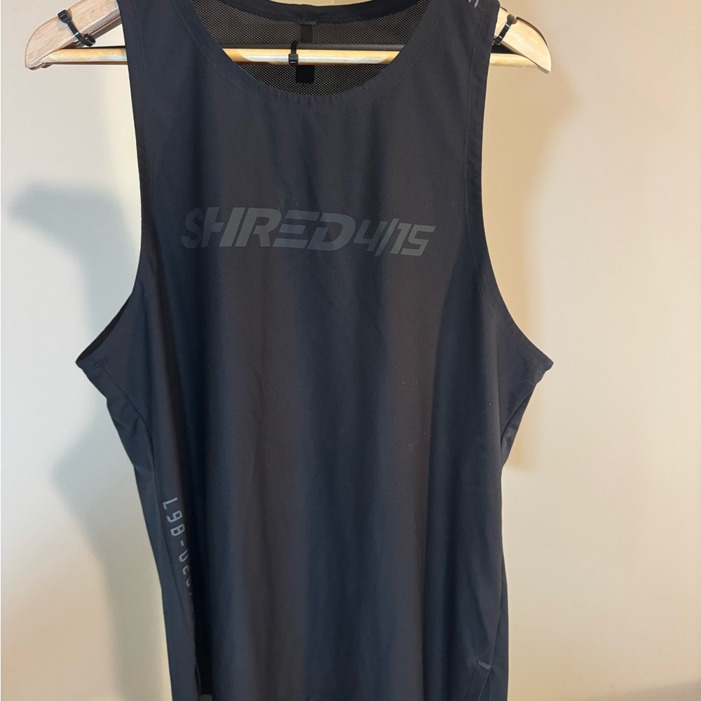 Men’s Lululemon Black SHRED415 Sleeveless Tank Top